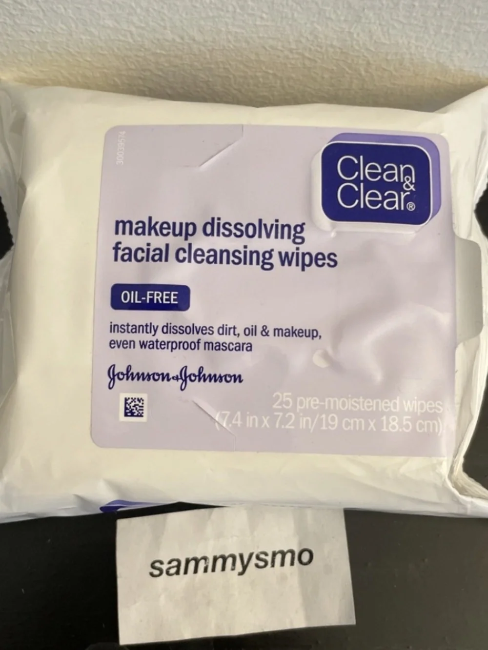 clean & clear makeup dissolving facial cleansing wipes 25 total